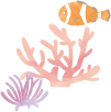 魚とサンゴ